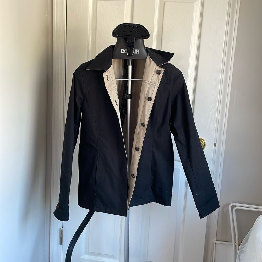 Reversible black and beige  jacket